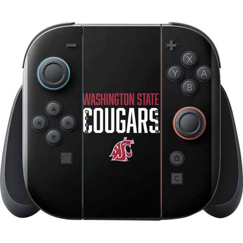 Washington State University Cougars Nintendo Switch 2 (2025) with Joy-Con Skin